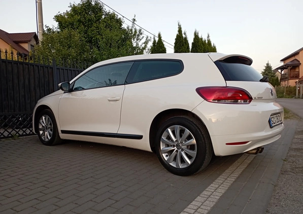 Volkswagen Scirocco cena 24500 przebieg: 188000, rok produkcji 2009 z Słomniki małe 497